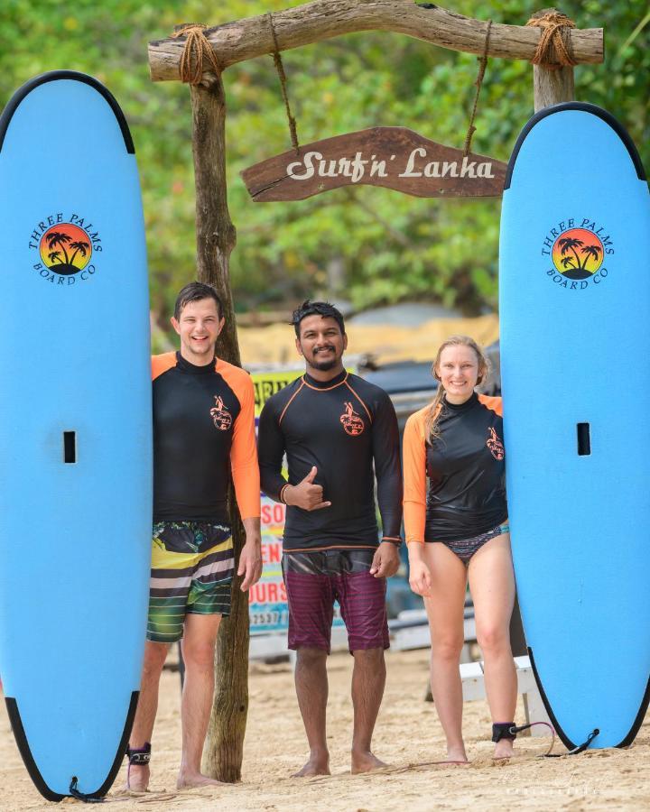 Surf'N Lanka - Surf School Hotel Weligama Kültér fotó